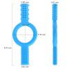 imageBaby Teething Toys  Sensory Chew Stick Oral Motor Tool for Humans  Toddler Teether to Relieve Teething Pain and Massage Gums  Food Grade ampamp Easy to Clean  Chew Toys for Special Needs Chewer Blue1pc