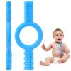 imageBaby Teething Toys  Sensory Chew Stick Oral Motor Tool for Humans  Toddler Teether to Relieve Teething Pain and Massage Gums  Food Grade ampamp Easy to Clean  Chew Toys for Special Needs Chewer Blue1pc