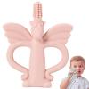 imageTeething Toys  360 Silicone Baby Toothbrush Teether  Cute Unicorn Teether to Relieve Teething Pain and Massage Gums  Food Grade ampamp Easy to Clean  Great Gifts for Friends Babies 1pcPink