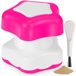 imageJohnbee Pill Crusher Pill Grinder Fine Powder Extremely Fine Storage Compartment Pill Crushers for Elderly Family and Pets Silicone Edges Grind Multiple Pills at Once  Cleaning Brush PurplePurple