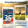 image:image25ct Magnetic Card Holder  35pt Hard Cases for Trading Cards Premium UV Protection Hard Plastic Card Protector Fits Standard 25X 35 Sports Baseball Football Cards Display amp Storage