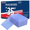 image:imageJohnBee Card Sleeves  3x4 Rigid Toploaders for Cards Hard Plastic Card Protectors Premium Trading Card Sleeves Fit for Sports Cards amp All Standard Trading Cards 100HardSleeves100SoftSleeves100 Soft Sleeves  100 Hard Sleeves