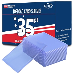 image:imageJohnBee Card Sleeves  3x4 Rigid Toploaders for Cards Hard Plastic Card Protectors Premium Trading Card Sleeves Fit for Sports Cards amp All Standard Trading Cards 100HardSleeves100SoftSleeves100 Soft Sleeves  100 Hard Sleeves