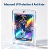 image:image100ct Magnetic Card Holder  35pt Hard Cases for Trading Cards  Premium UV Protection Rigid Card Protector Fits 25X 35 Sports Baseball Football Cards Collection Display amp Storage
